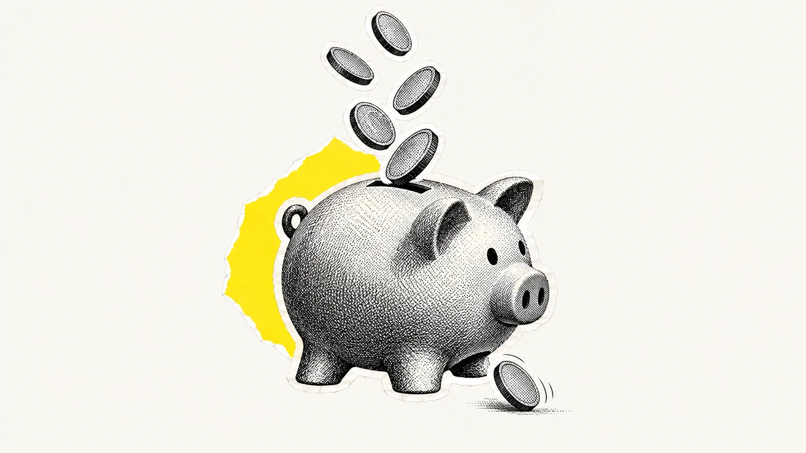 Een spaarvarken waar vijf munten in vallen en er één uit rolt: investeren in een kanaal dat van jou is.